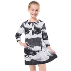 Whale Dream Kids  Quarter Sleeve Shirt Dress by goljakoff