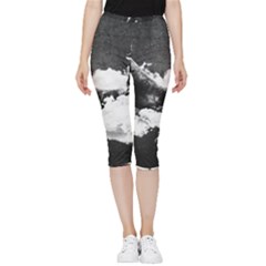 Whale Dream Inside Out Lightweight Velour Capri Leggings  by goljakoff