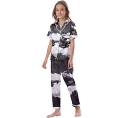 Whale Dream Kids  Satin Short Sleeve Pajamas Set by goljakoff