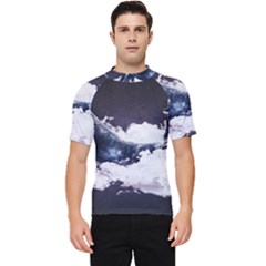 Blue Whale Dream Men s Short Sleeve Rash Guard by goljakoff