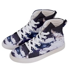 Blue Whale Dream Women s Hi-top Skate Sneakers by goljakoff