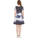 Blue whale dream Inside Out Cap Sleeve Dress View4