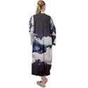 Blue whale dream Maxi Velour Kimono View2