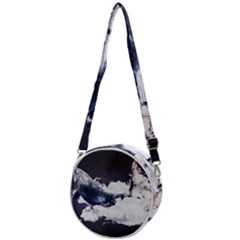 Blue Whale Dream Crossbody Circle Bag by goljakoff