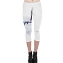 Blue whale dream Capri Leggings  View1