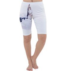 Blue Whale Dream Cropped Leggings  by goljakoff