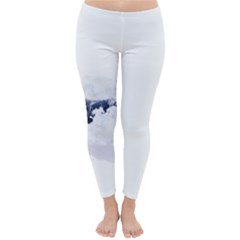 Blue Whale Dream Classic Winter Leggings by goljakoff