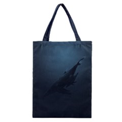 Blue Whale Family Classic Tote Bag by goljakoff