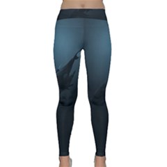 Blue Whale Family Classic Yoga Leggings by goljakoff