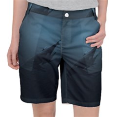 Blue Whale Family Pocket Shorts by goljakoff