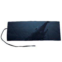 Blue Whale Family Roll Up Canvas Pencil Holder (s) by goljakoff