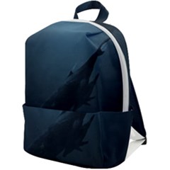 Blue Whale Family Zip Up Backpack