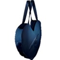 Whales family Giant Heart Shaped Tote View4