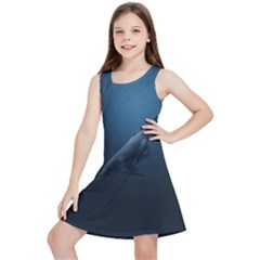 Whales Family Kids  Lightweight Sleeveless Dress by goljakoff