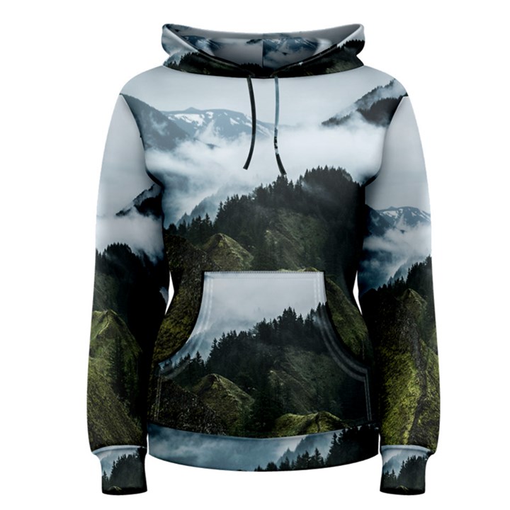 Mountain landscape Women s Pullover Hoodie