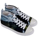 Mountain landscape Women s Mid-Top Canvas Sneakers View3