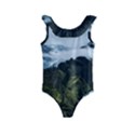 Mountain landscape Kids  Frill Swimsuit View1