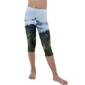 Mountain landscape Kids  Lightweight Velour Capri Leggings  View1