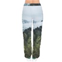 Mountain landscape Women velvet Drawstring Pants View2