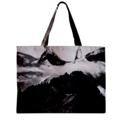 Whale In Clouds Zipper Mini Tote Bag by goljakoff