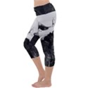 Whale in clouds Capri Yoga Leggings View2