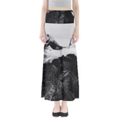 Whale In Clouds Full Length Maxi Skirt by goljakoff