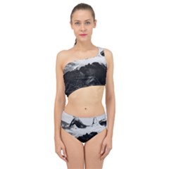 Whale In Clouds Spliced Up Two Piece Swimsuit by goljakoff