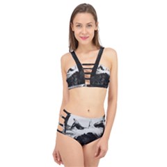 Whale In Clouds Cage Up Bikini Set by goljakoff