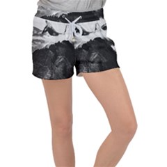 Whale In Clouds Velour Lounge Shorts by goljakoff