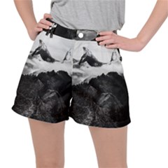 Whale In Clouds Ripstop Shorts by goljakoff