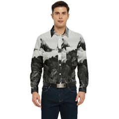 Whale In Clouds Men s Long Sleeve Pocket Shirt  by goljakoff