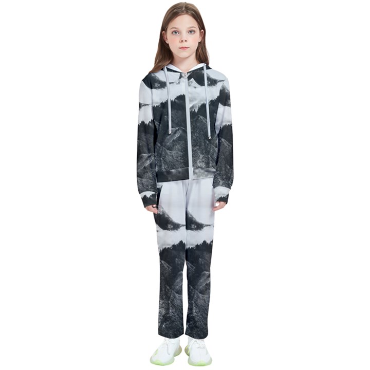 Whale in clouds Kids  Tracksuit