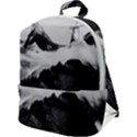 Whale in clouds Zip Up Backpack View1