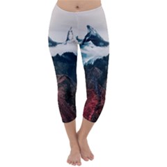 Dream Whale Capri Winter Leggings  by goljakoff