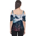 Dream whale Cutout Shoulder Tee View2