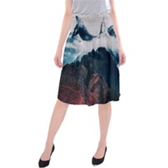 Dream Whale Midi Beach Skirt by goljakoff