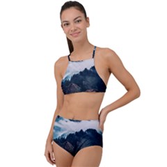 Dream Whale High Waist Tankini Set by goljakoff