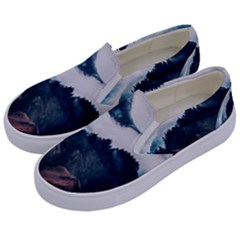 Dream Whale Kids  Canvas Slip Ons by goljakoff