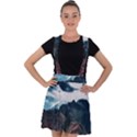 Dream whale Velvet Suspender Skater Skirt View1