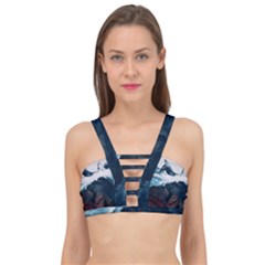 Dream Whale Cage Up Bikini Top by goljakoff