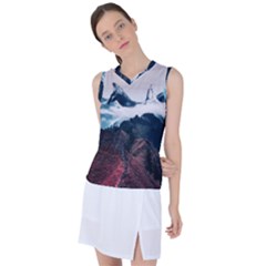 Dream Whale Women s Sleeveless Sports Top by goljakoff