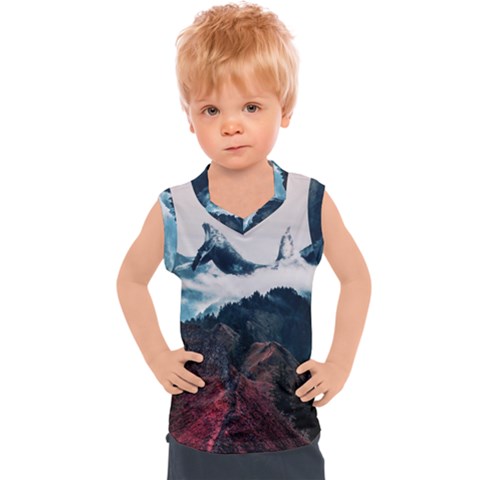 Dream Whale Kids  Sport Tank Top by goljakoff