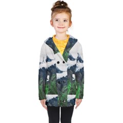 Blue Whales Dream Kids  Double Breasted Button Coat by goljakoff