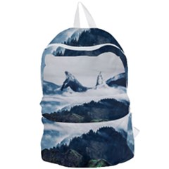 Blue Whales Dream Foldable Lightweight Backpack by goljakoff