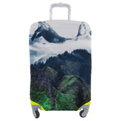 Blue Whales Dream Luggage Cover (medium) by goljakoff