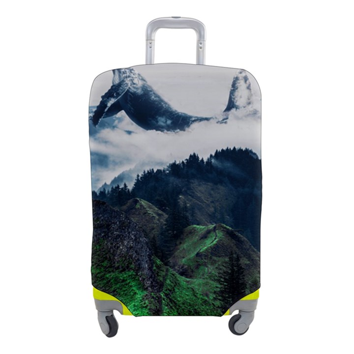 Blue whales dream Luggage Cover (Small)