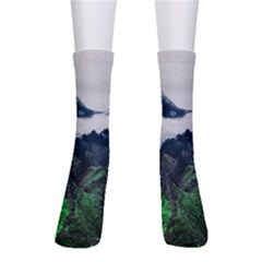 Blue Whales Dream Men s Crew Socks by goljakoff