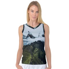 Blue Whales Dream Women s Basketball Tank Top by goljakoff