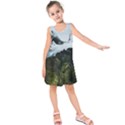 Blue whales dream Kids  Sleeveless Dress View1