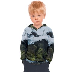 Blue Whales Dream Kids  Overhead Hoodie by goljakoff